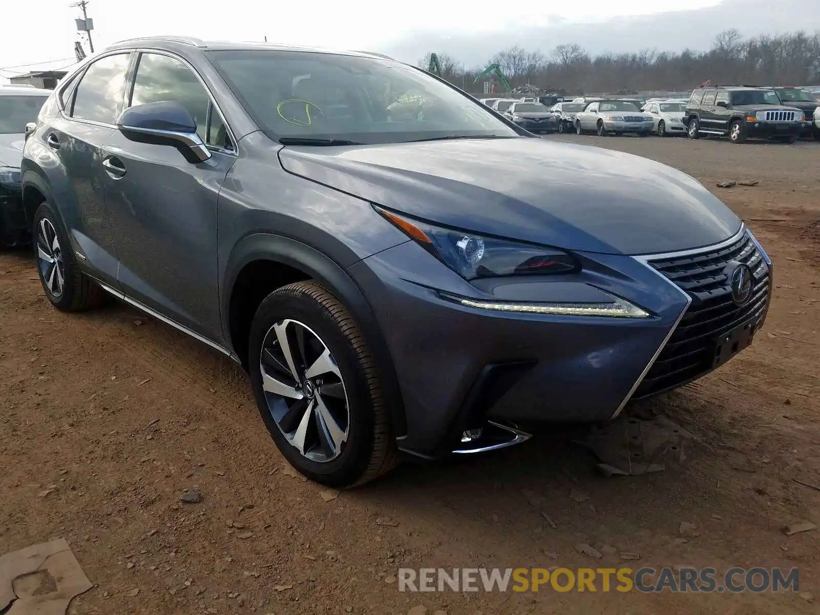 1 Photograph of a damaged car JTJBJRBZ1K2102224 LEXUS NX 2019