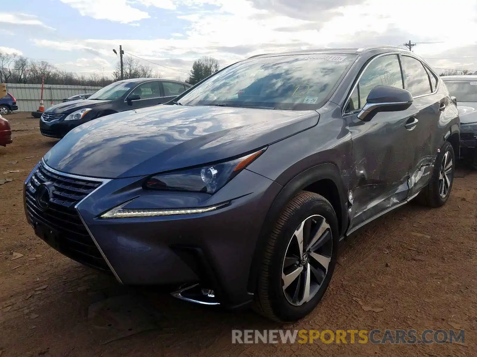 2 Photograph of a damaged car JTJBJRBZ1K2102224 LEXUS NX 2019