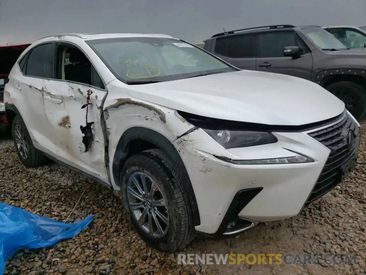 1 Photograph of a damaged car JTJBJRBZ1K2103311 LEXUS NX 2019