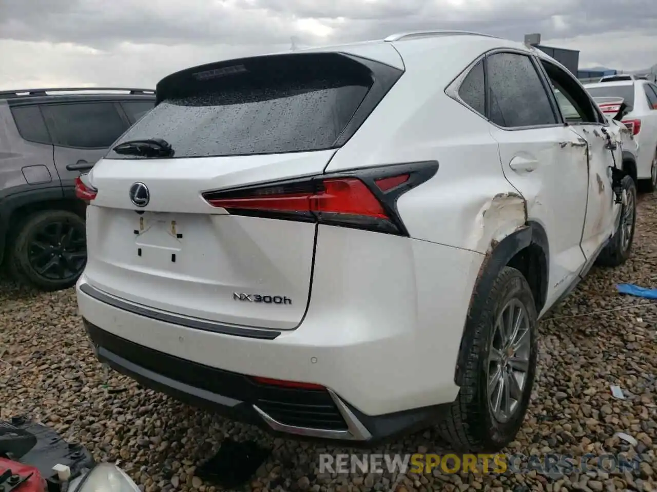 4 Фотография поврежденного автомобиля JTJBJRBZ1K2103311 LEXUS NX 2019