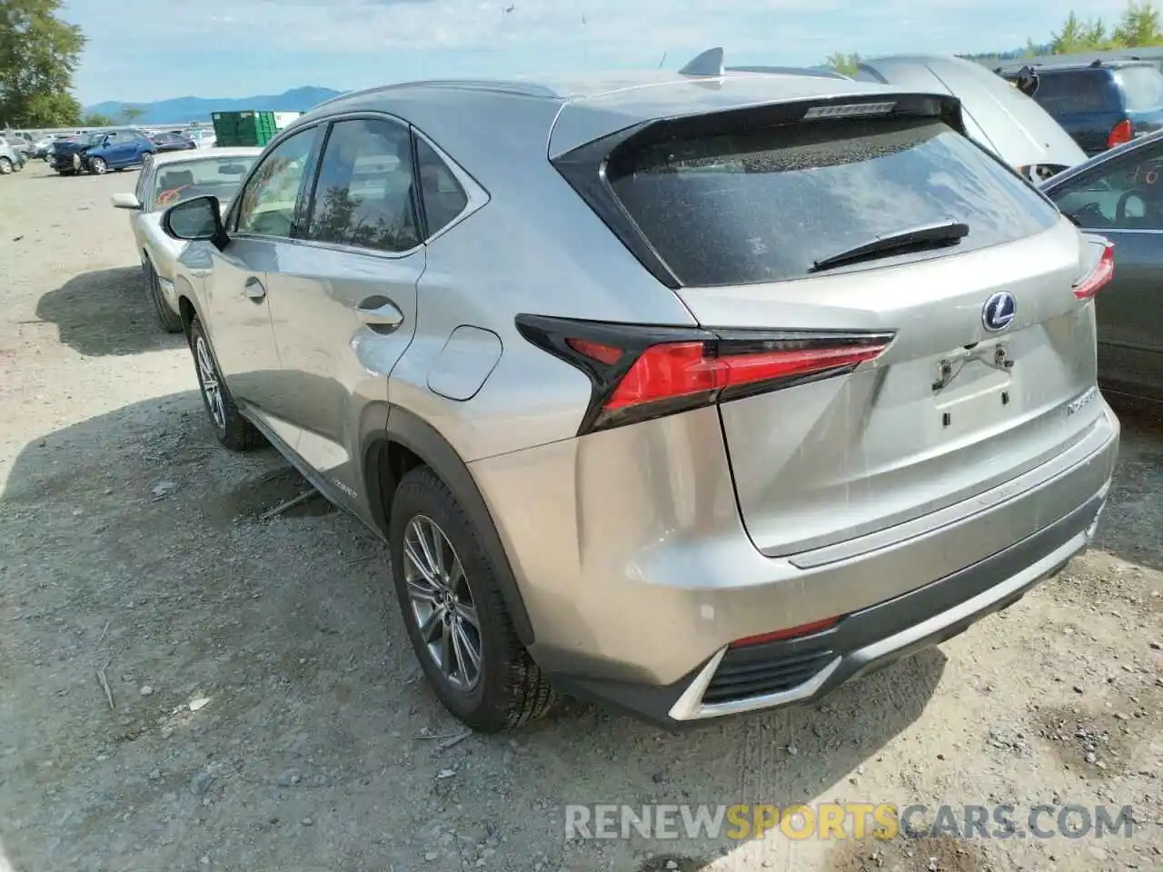 3 Фотография поврежденного автомобиля JTJBJRBZ1K2107083 LEXUS NX 2019