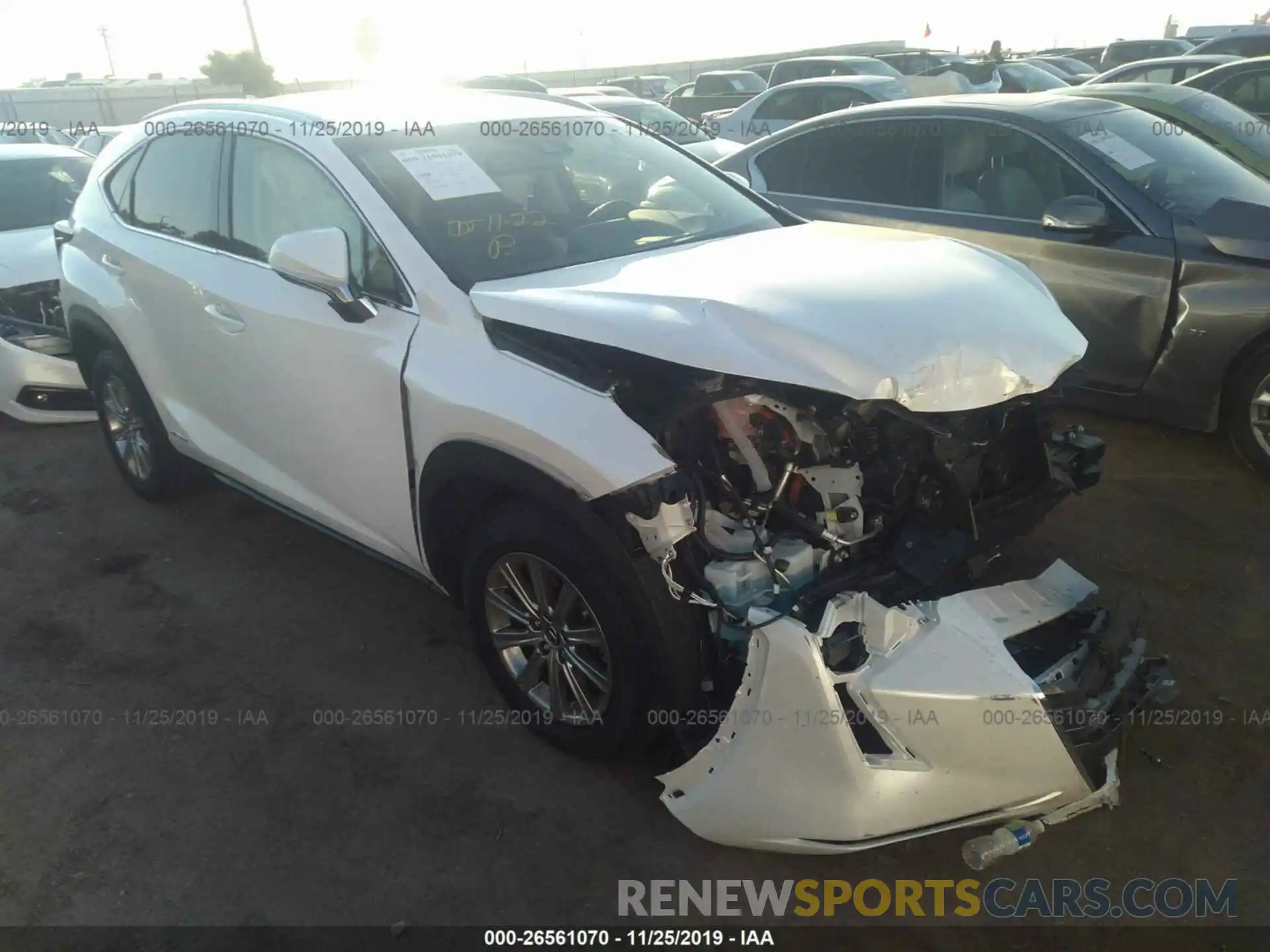 1 Photograph of a damaged car JTJBJRBZ1K2108105 LEXUS NX 2019