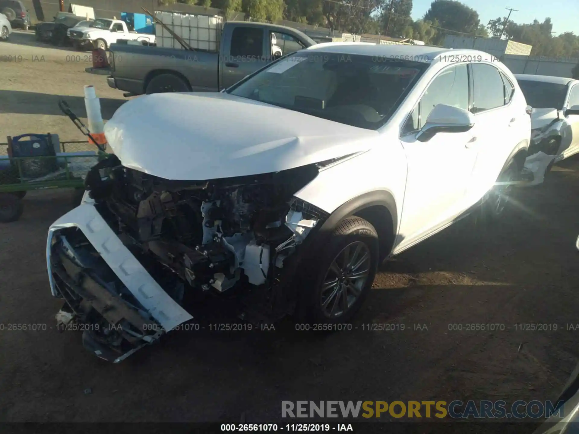 2 Photograph of a damaged car JTJBJRBZ1K2108105 LEXUS NX 2019