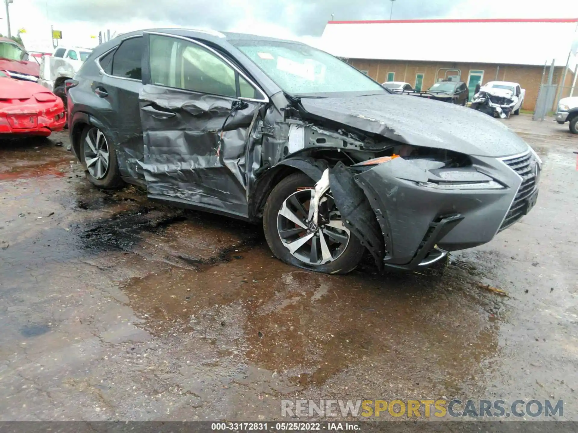 1 Photograph of a damaged car JTJBJRBZ1K2110372 LEXUS NX 2019