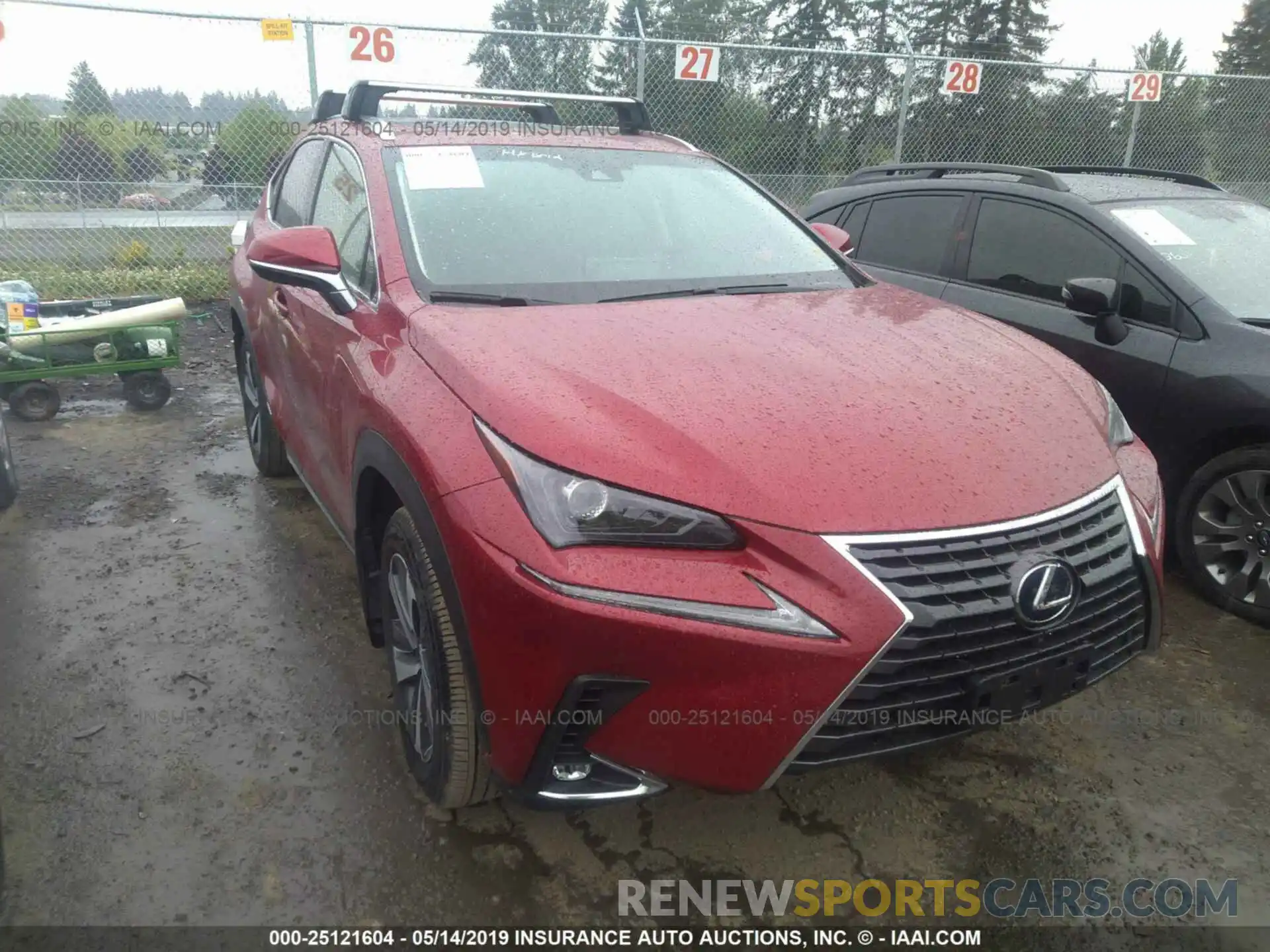 1 Photograph of a damaged car JTJBJRBZ1K2110436 LEXUS NX 2019