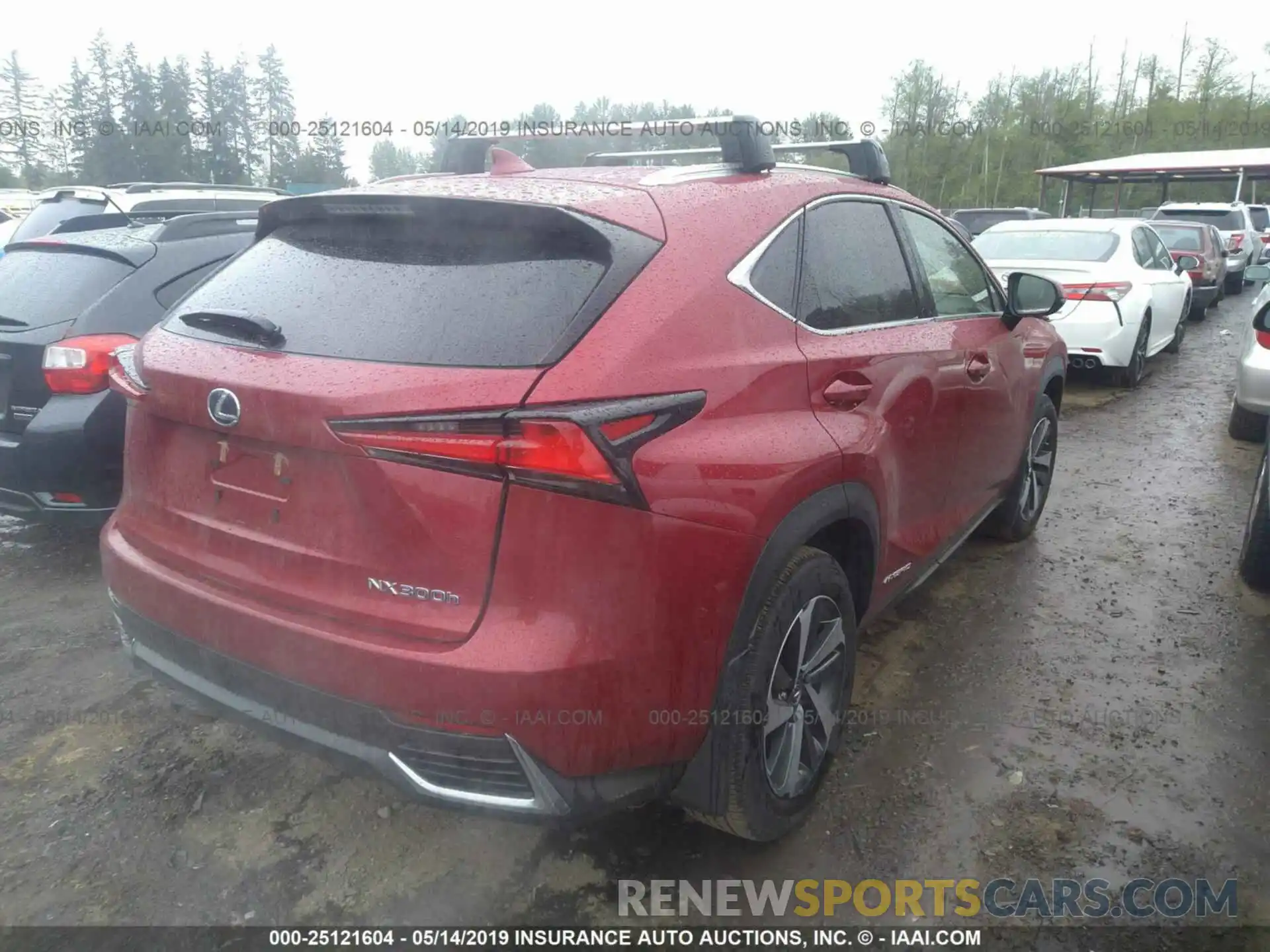 4 Фотография поврежденного автомобиля JTJBJRBZ1K2110436 LEXUS NX 2019