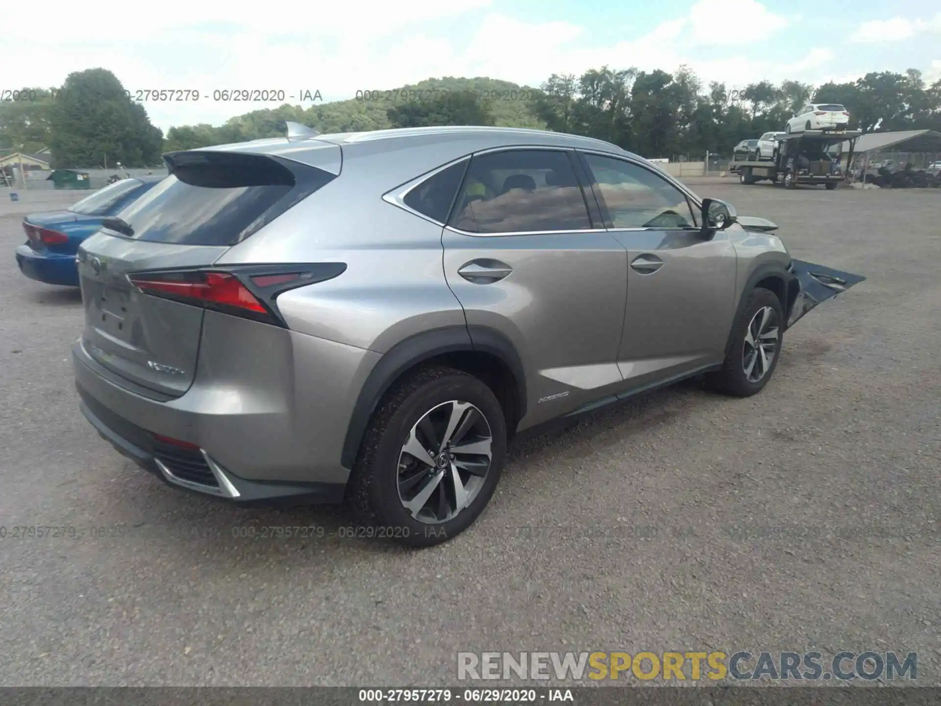 4 Фотография поврежденного автомобиля JTJBJRBZ1K2114986 LEXUS NX 2019