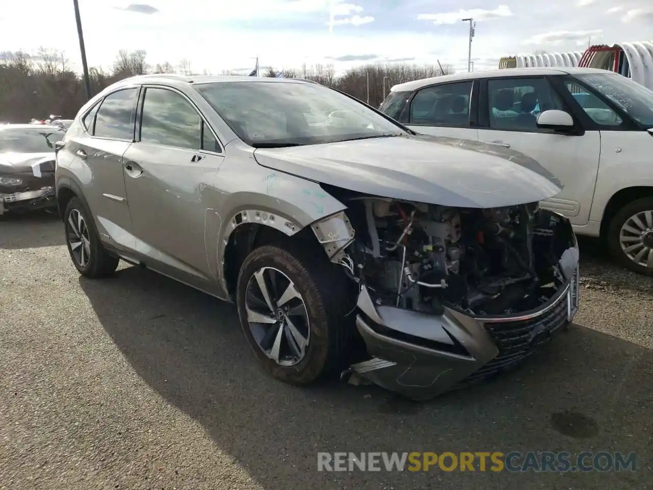 1 Photograph of a damaged car JTJBJRBZ1K2117046 LEXUS NX 2019