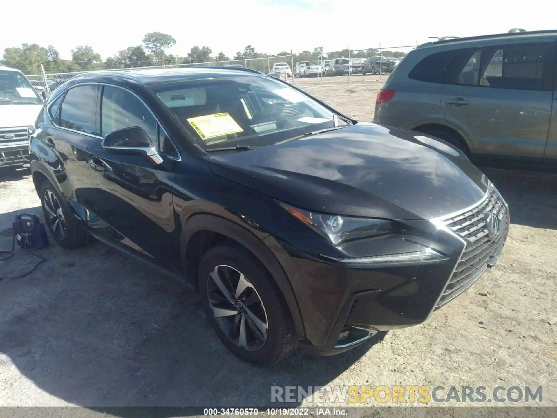 1 Photograph of a damaged car JTJBJRBZ1K2117533 LEXUS NX 2019