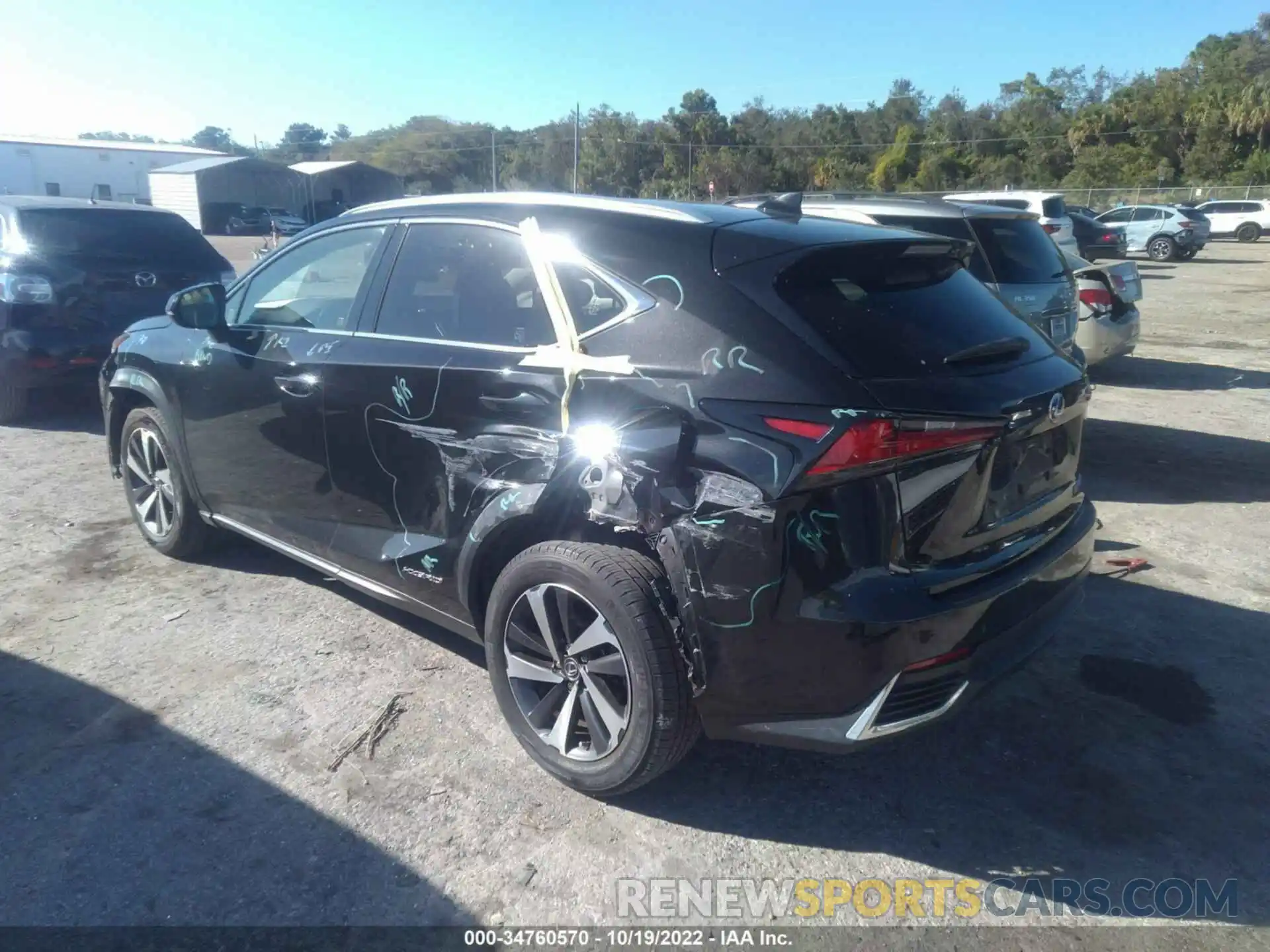 3 Photograph of a damaged car JTJBJRBZ1K2117533 LEXUS NX 2019