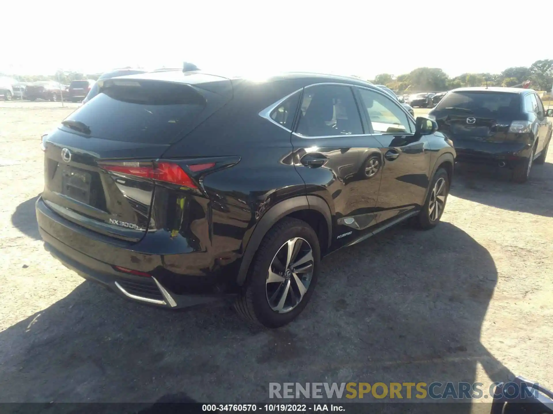 4 Photograph of a damaged car JTJBJRBZ1K2117533 LEXUS NX 2019