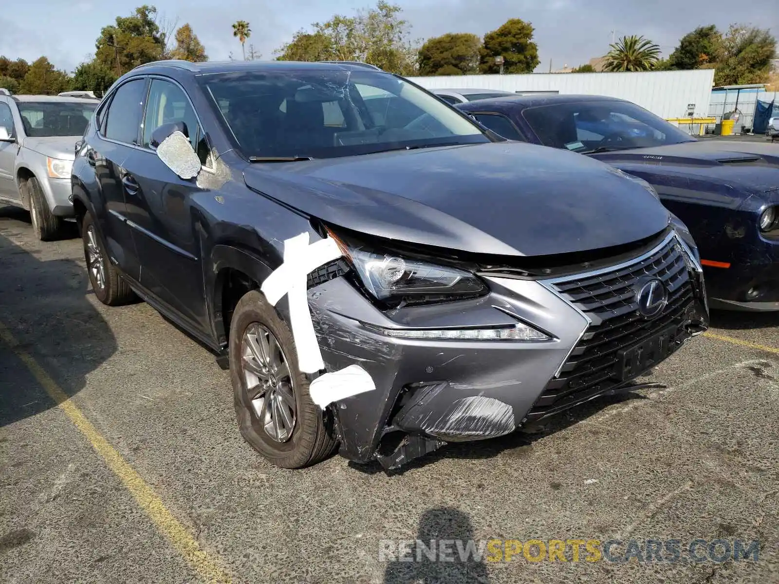 1 Photograph of a damaged car JTJBJRBZ1K2118083 LEXUS NX 2019