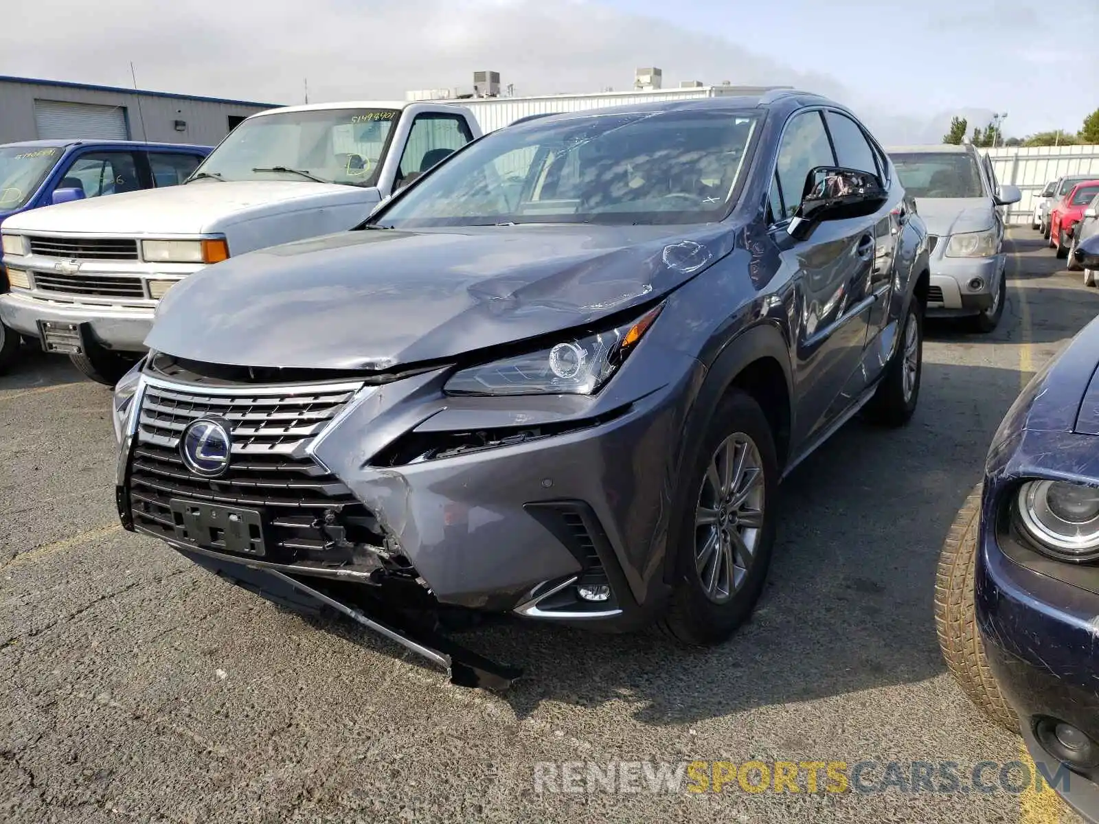 2 Photograph of a damaged car JTJBJRBZ1K2118083 LEXUS NX 2019