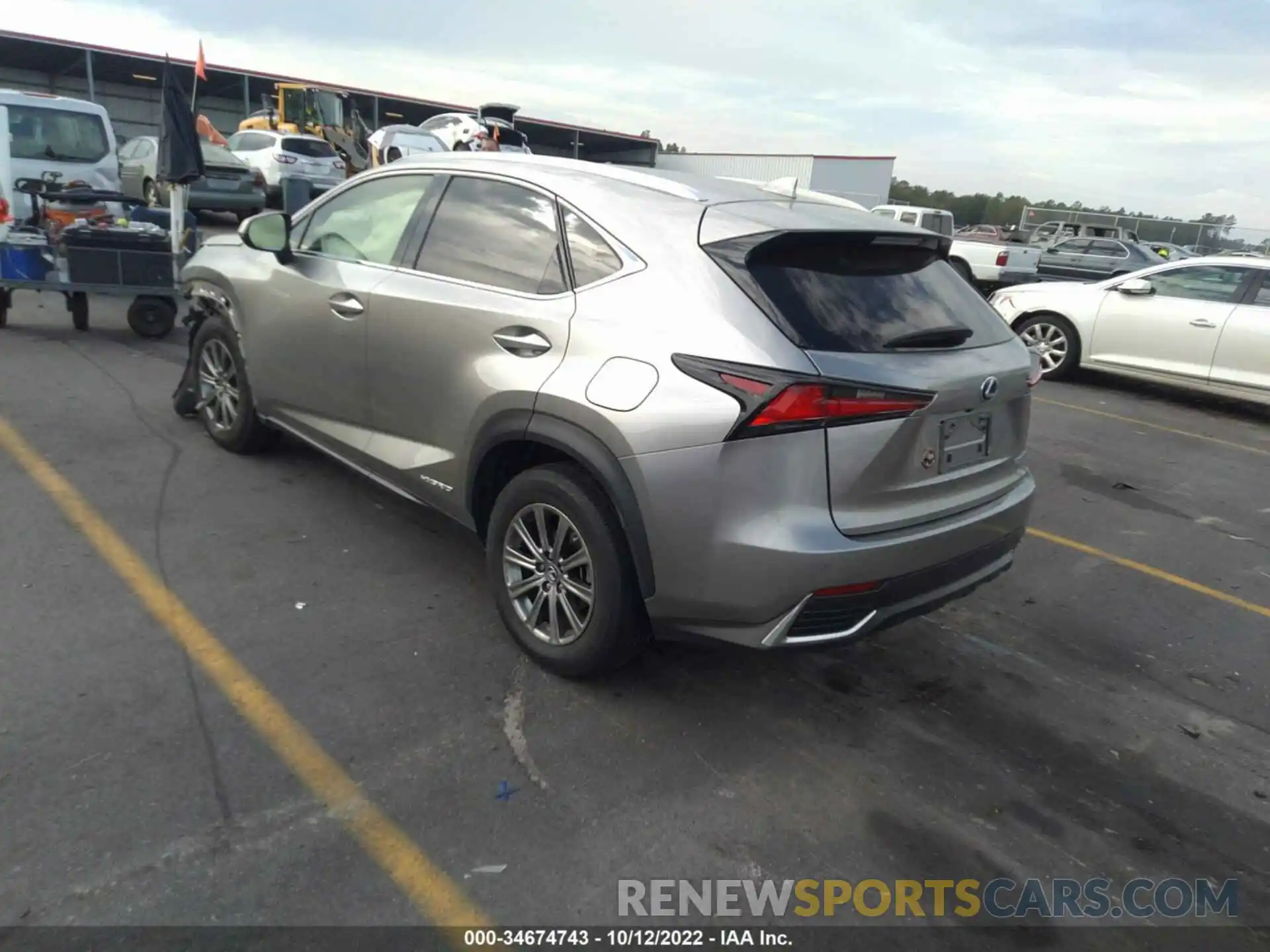 3 Photograph of a damaged car JTJBJRBZ1K2120450 LEXUS NX 2019