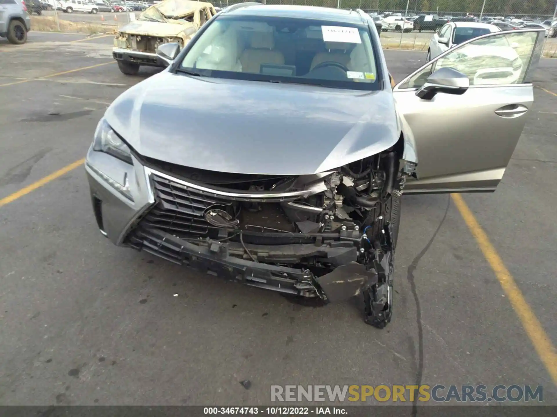 6 Photograph of a damaged car JTJBJRBZ1K2120450 LEXUS NX 2019