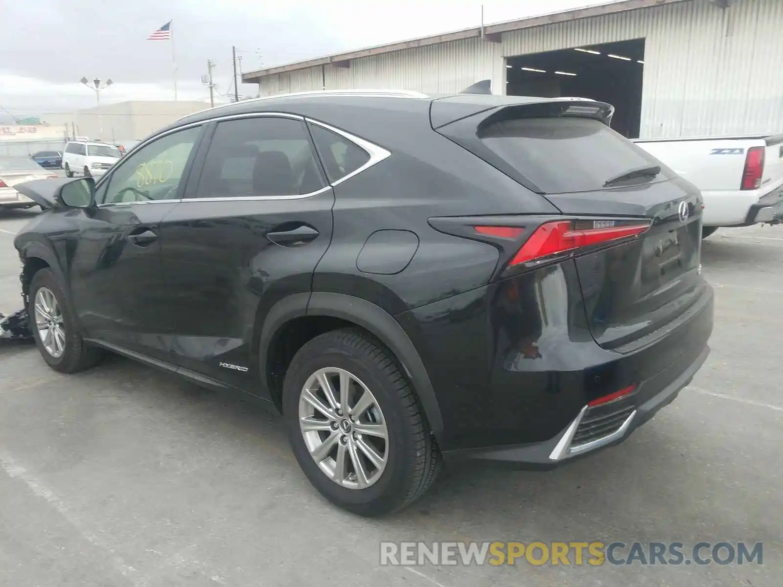 3 Фотография поврежденного автомобиля JTJBJRBZ1K2124384 LEXUS NX 2019