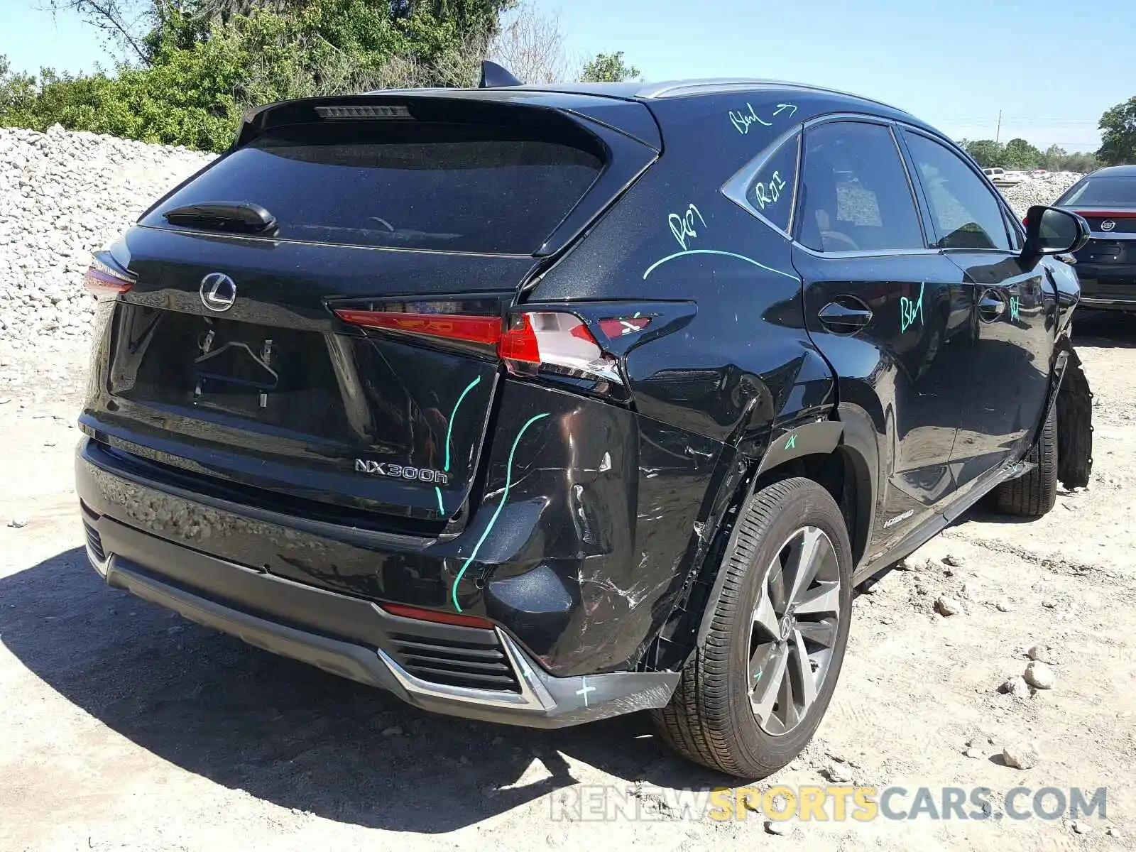 4 Фотография поврежденного автомобиля JTJBJRBZ2K2102488 LEXUS NX 2019