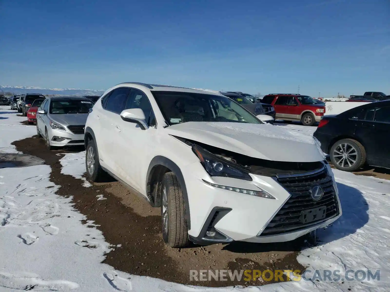 1 Photograph of a damaged car JTJBJRBZ2K2102944 LEXUS NX 2019