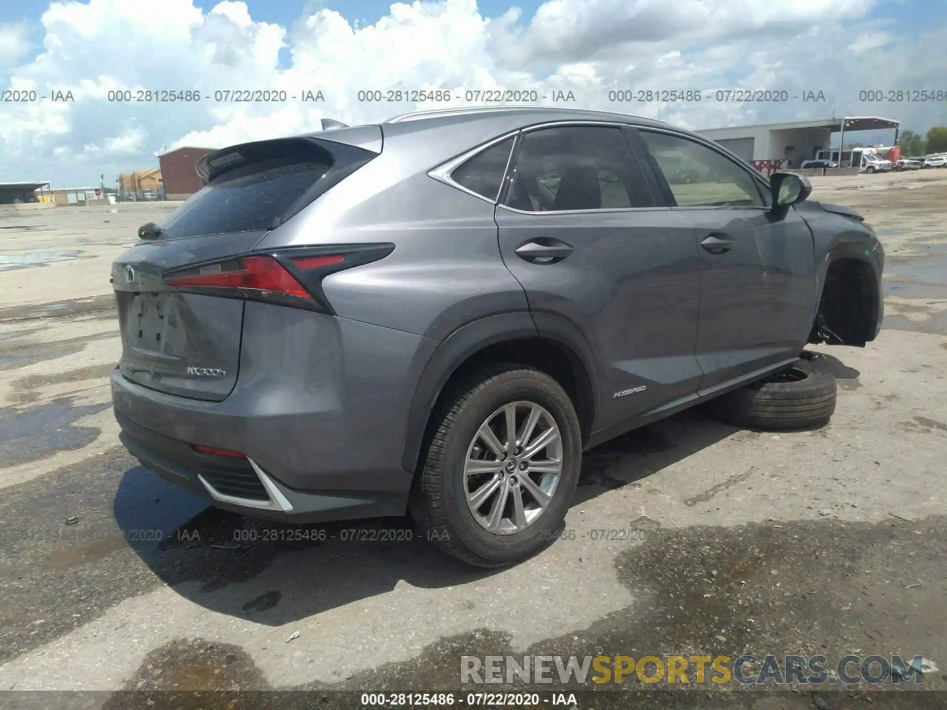 4 Photograph of a damaged car JTJBJRBZ2K2102992 LEXUS NX 2019