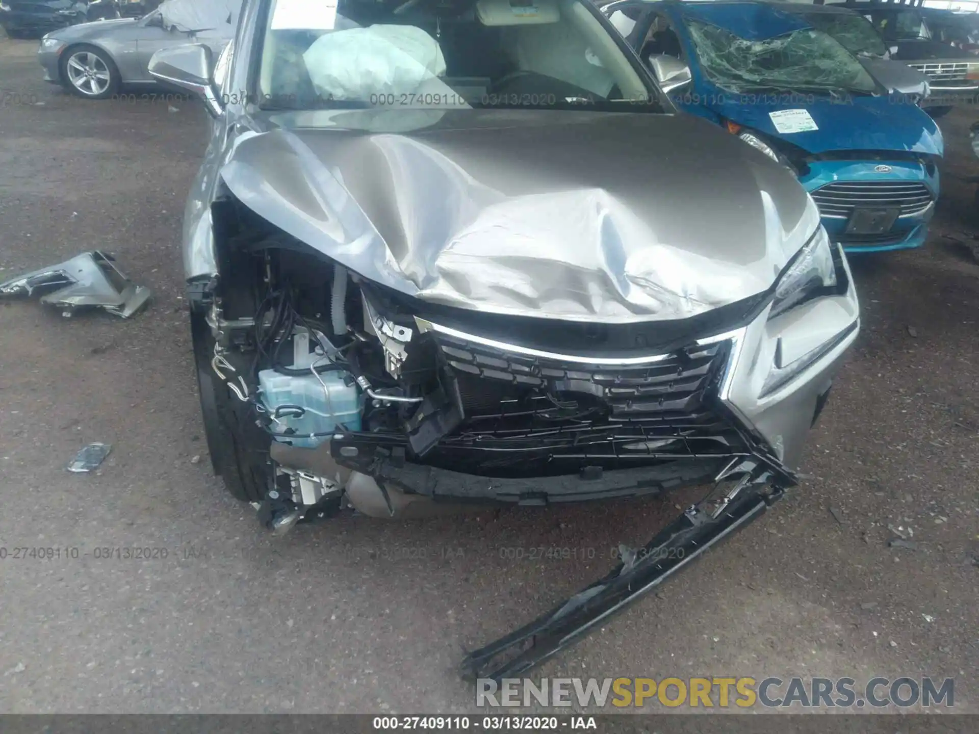 6 Фотография поврежденного автомобиля JTJBJRBZ2K2104791 LEXUS NX 2019
