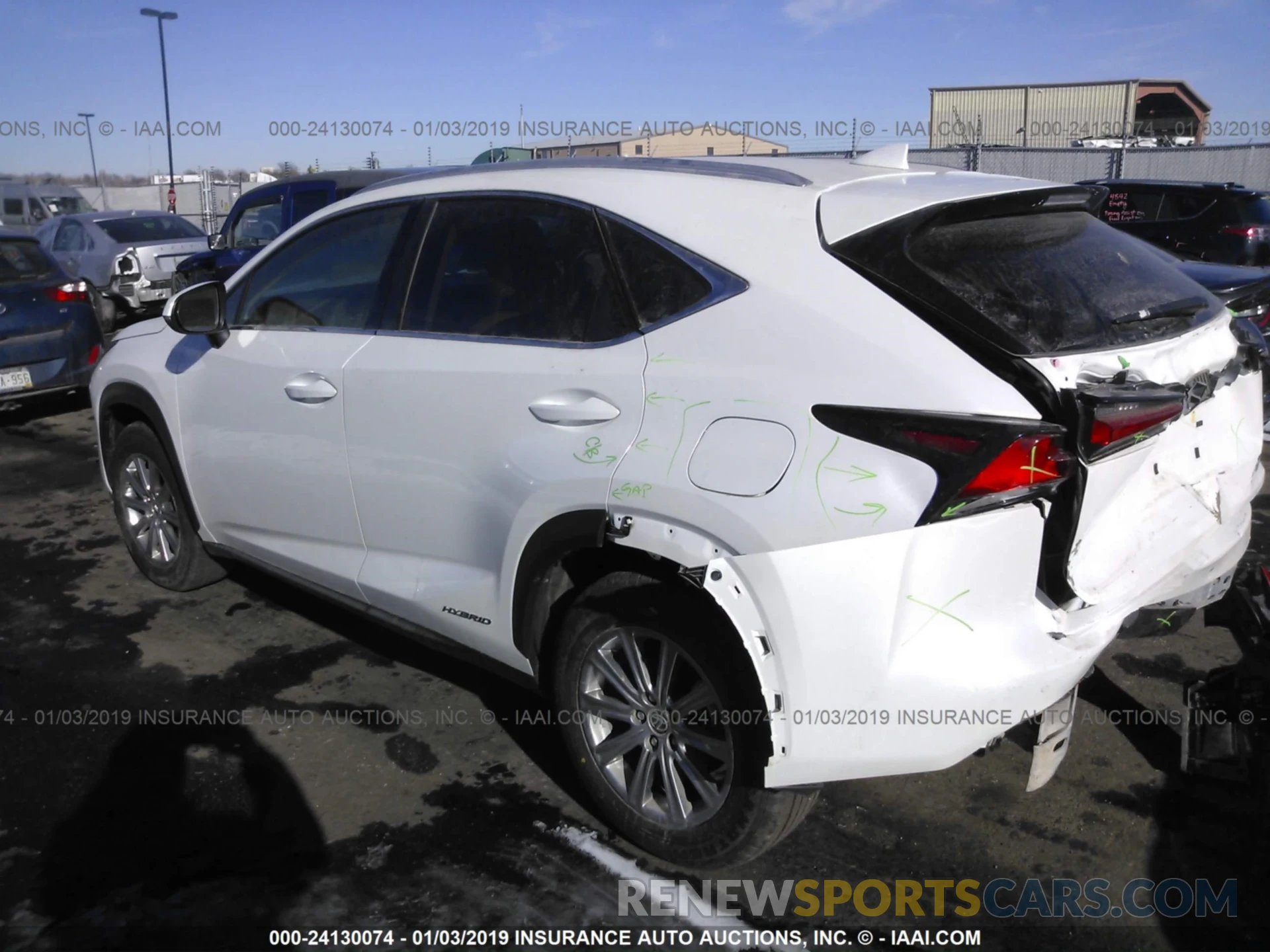 3 Photograph of a damaged car JTJBJRBZ2K2105620 LEXUS NX 2019