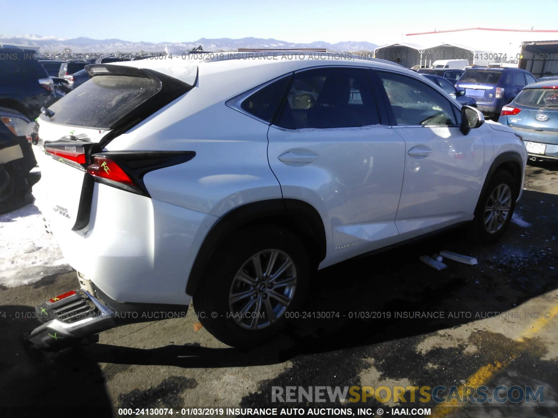 4 Photograph of a damaged car JTJBJRBZ2K2105620 LEXUS NX 2019