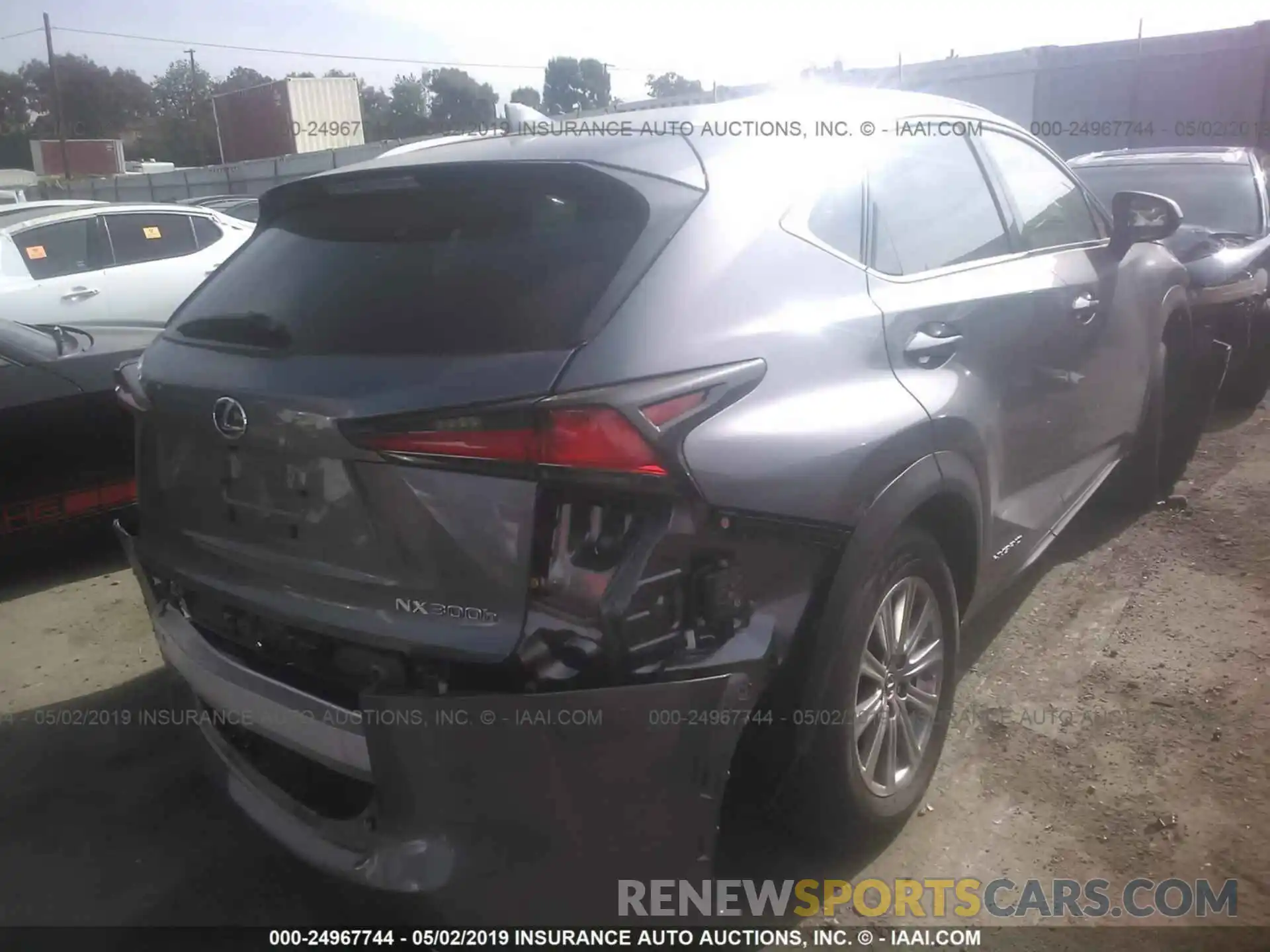 4 Фотография поврежденного автомобиля JTJBJRBZ2K2110977 LEXUS NX 2019