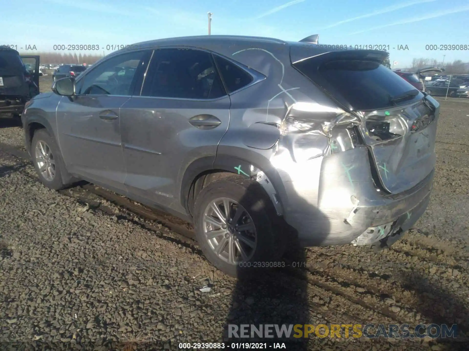 3 Photograph of a damaged car JTJBJRBZ2K2112728 LEXUS NX 2019