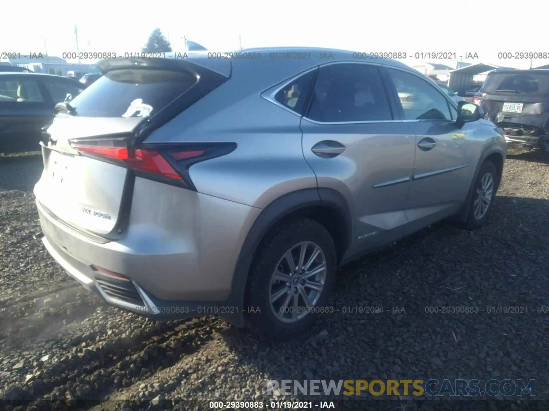 4 Фотография поврежденного автомобиля JTJBJRBZ2K2112728 LEXUS NX 2019