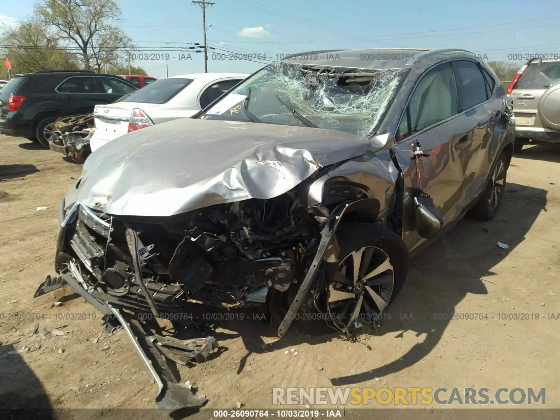 2 Photograph of a damaged car JTJBJRBZ2K2117153 LEXUS NX 2019