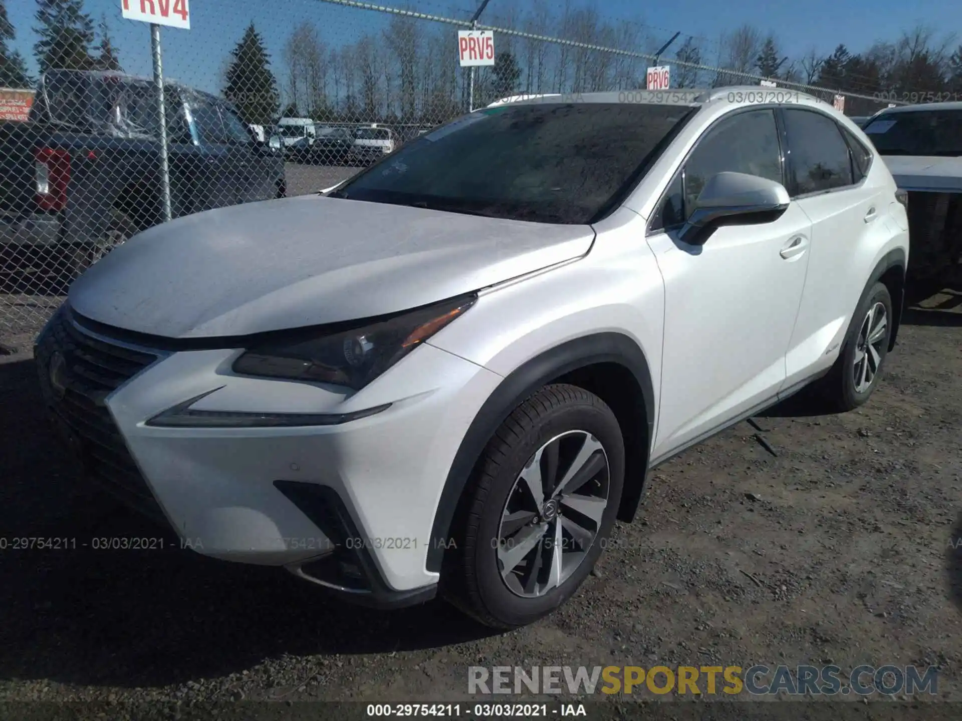 2 Фотография поврежденного автомобиля JTJBJRBZ3K2096846 LEXUS NX 2019