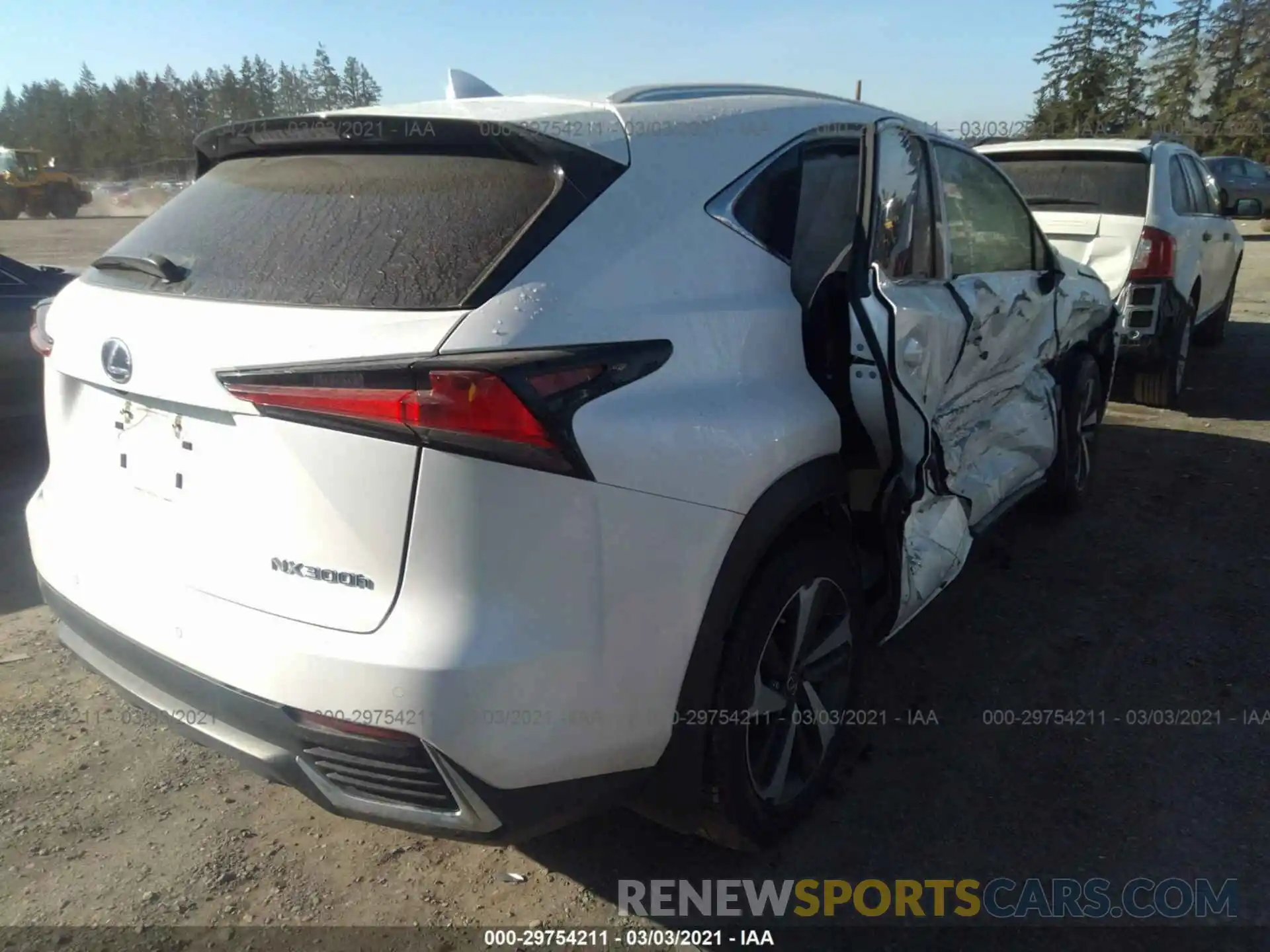 4 Фотография поврежденного автомобиля JTJBJRBZ3K2096846 LEXUS NX 2019