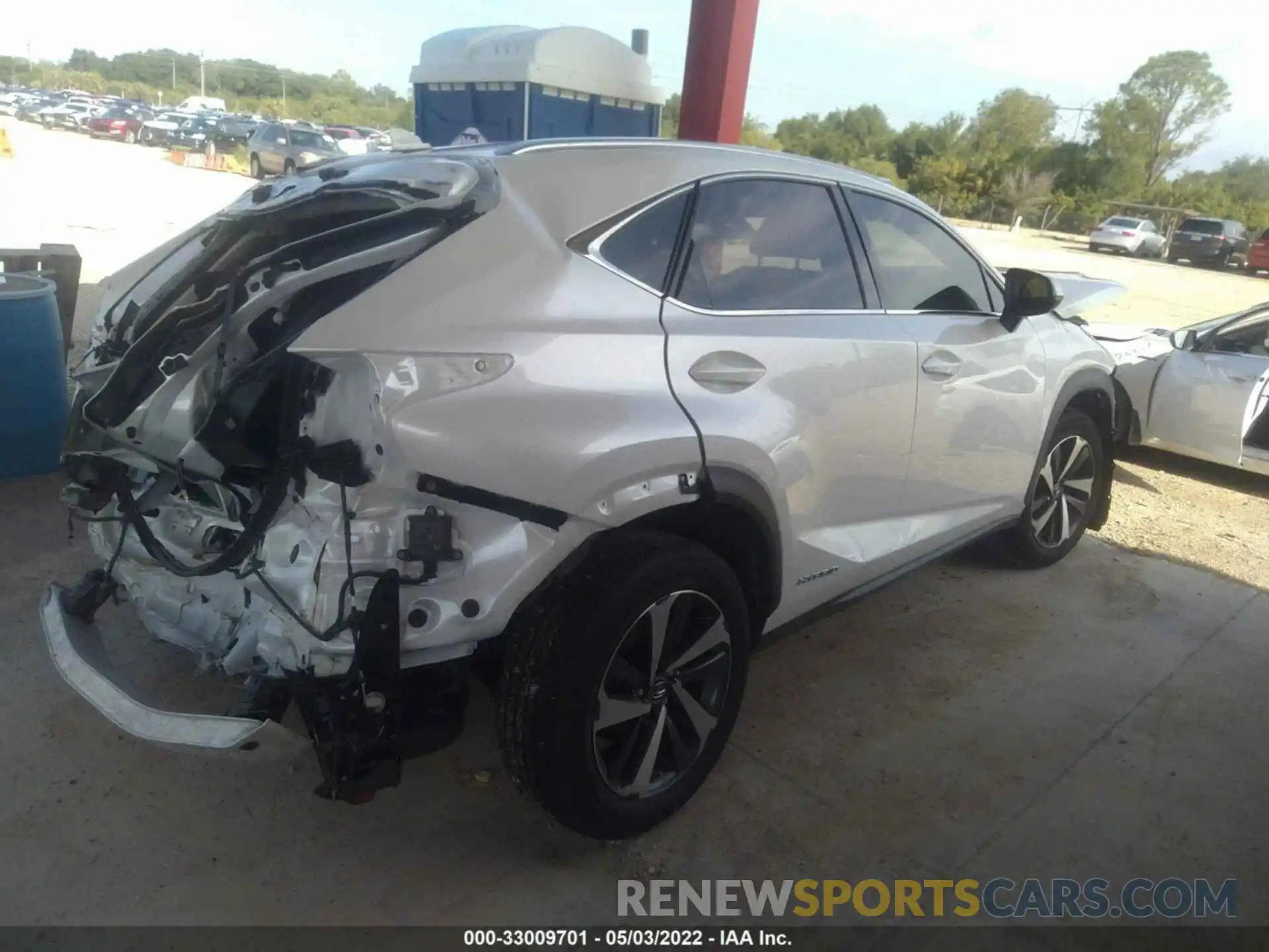 4 Photograph of a damaged car JTJBJRBZ3K2099892 LEXUS NX 2019