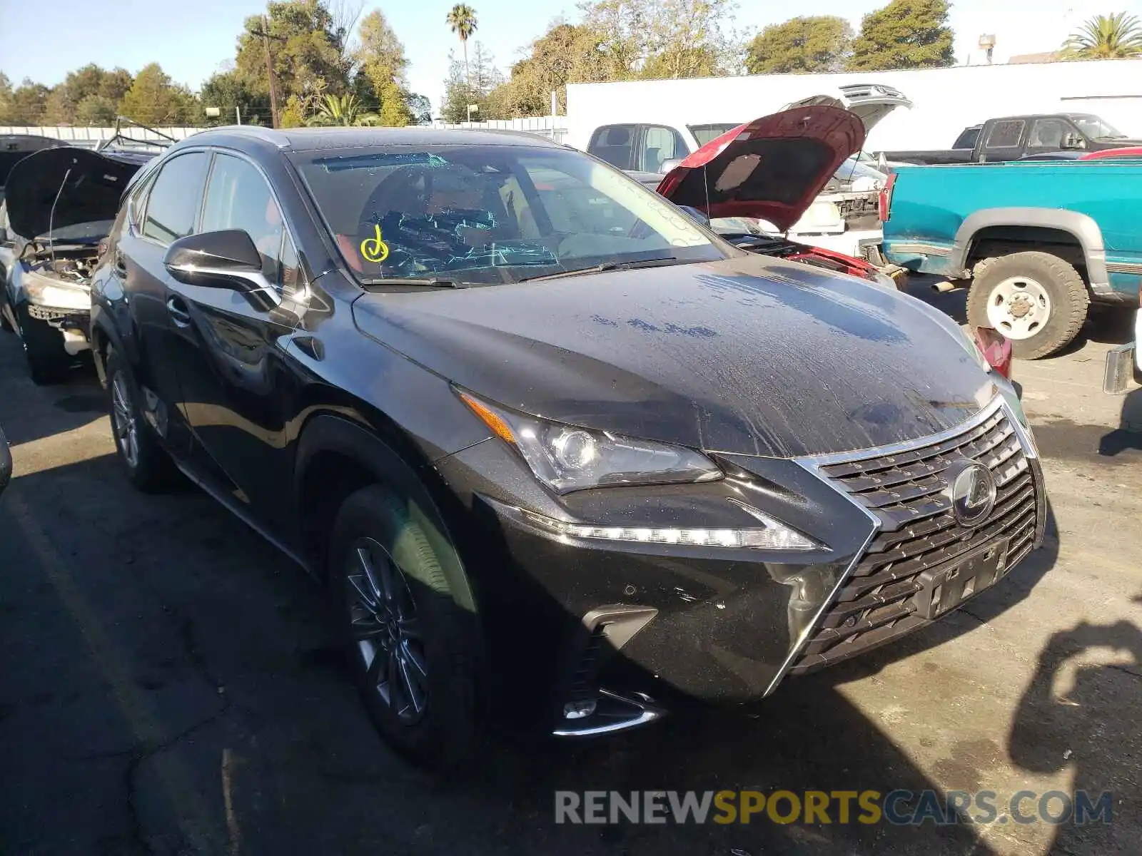 1 Photograph of a damaged car JTJBJRBZ3K2104007 LEXUS NX 2019