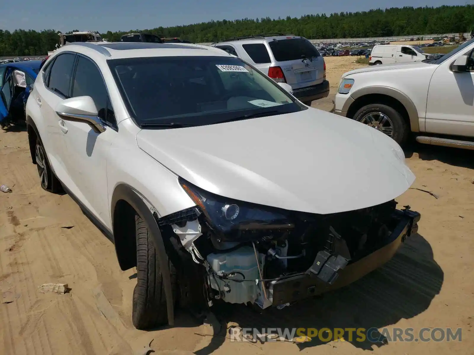 1 Photograph of a damaged car JTJBJRBZ3K2104315 LEXUS NX 2019