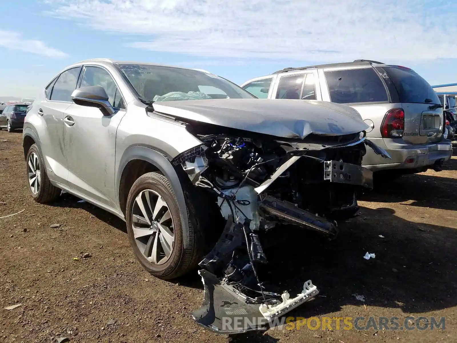 1 Photograph of a damaged car JTJBJRBZ3K2106324 LEXUS NX 2019