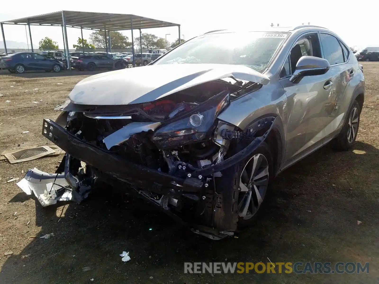 2 Photograph of a damaged car JTJBJRBZ3K2106324 LEXUS NX 2019