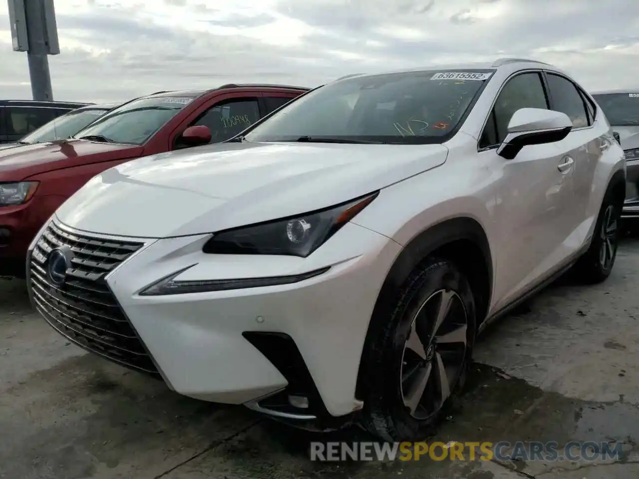 2 Фотография поврежденного автомобиля JTJBJRBZ3K2106663 LEXUS NX 2019