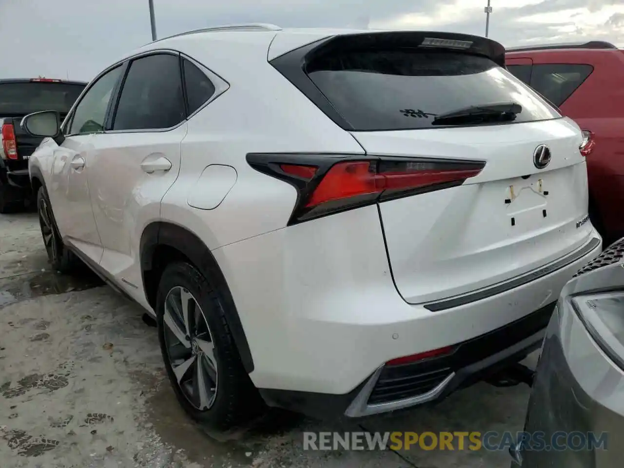 3 Фотография поврежденного автомобиля JTJBJRBZ3K2106663 LEXUS NX 2019