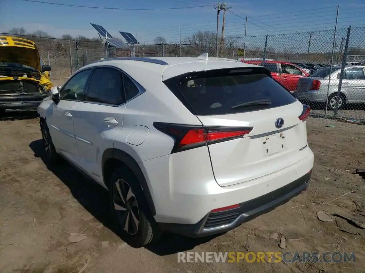 3 Photograph of a damaged car JTJBJRBZ3K2112074 LEXUS NX 2019