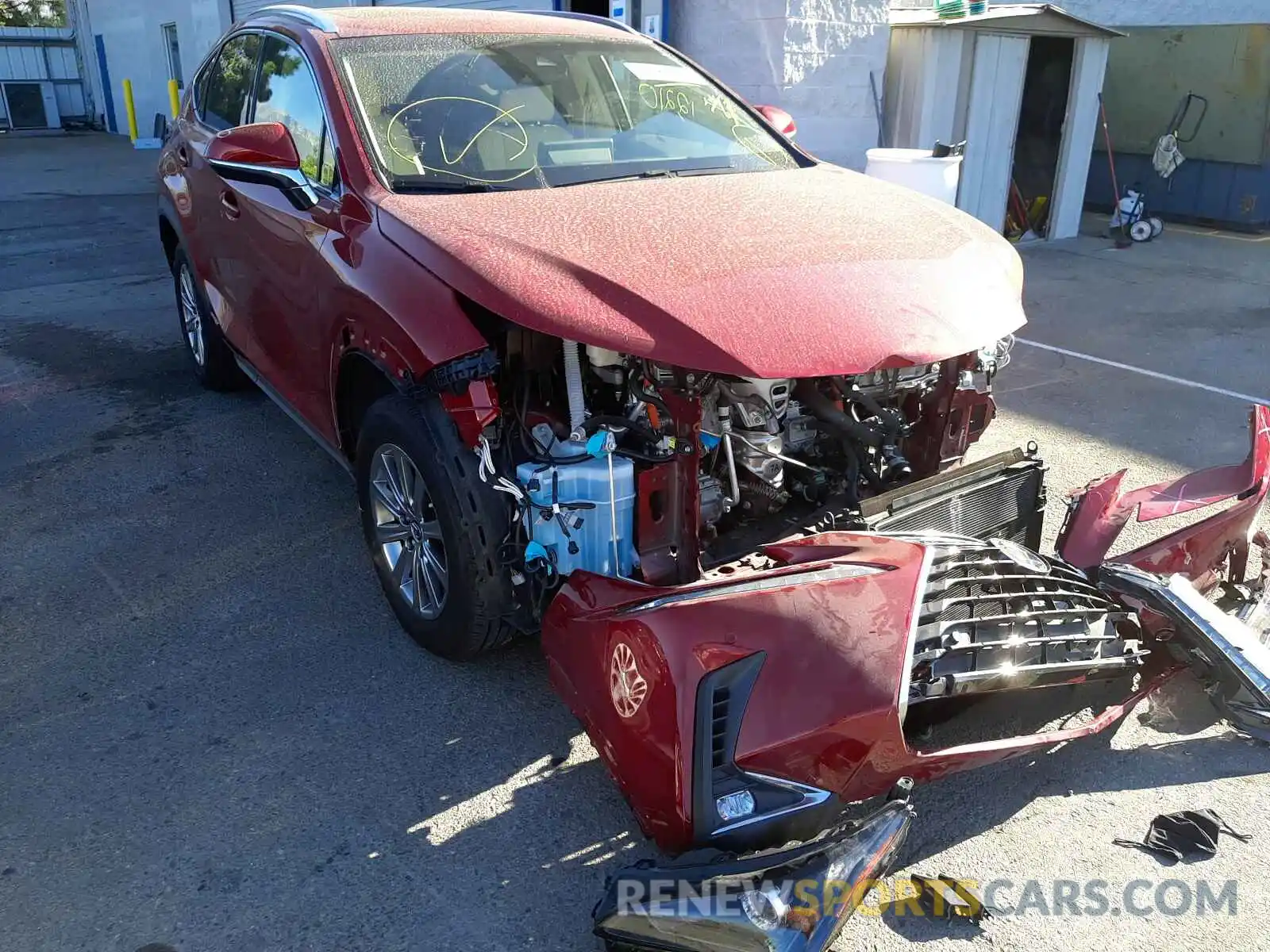 1 Photograph of a damaged car JTJBJRBZ3K2112852 LEXUS NX 2019