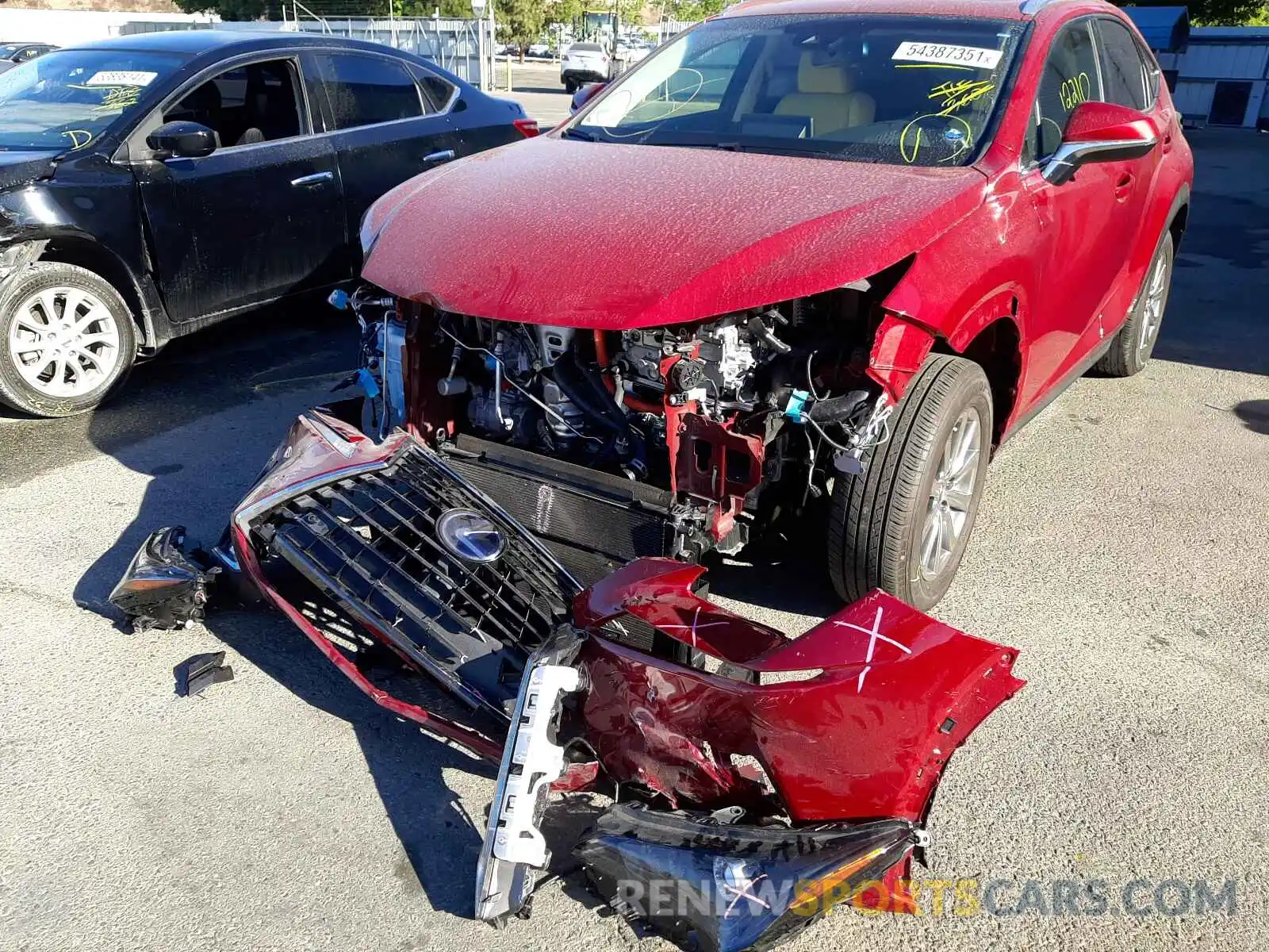 2 Photograph of a damaged car JTJBJRBZ3K2112852 LEXUS NX 2019