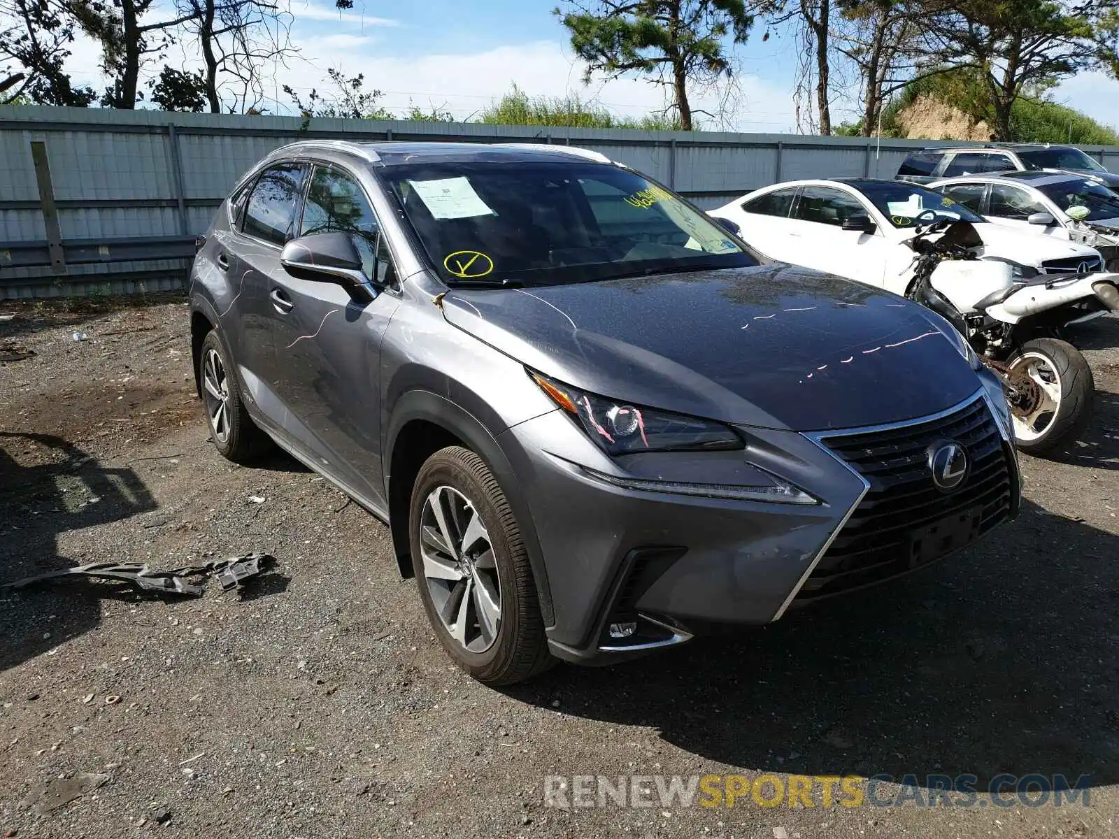 1 Photograph of a damaged car JTJBJRBZ3K2113421 LEXUS NX 2019