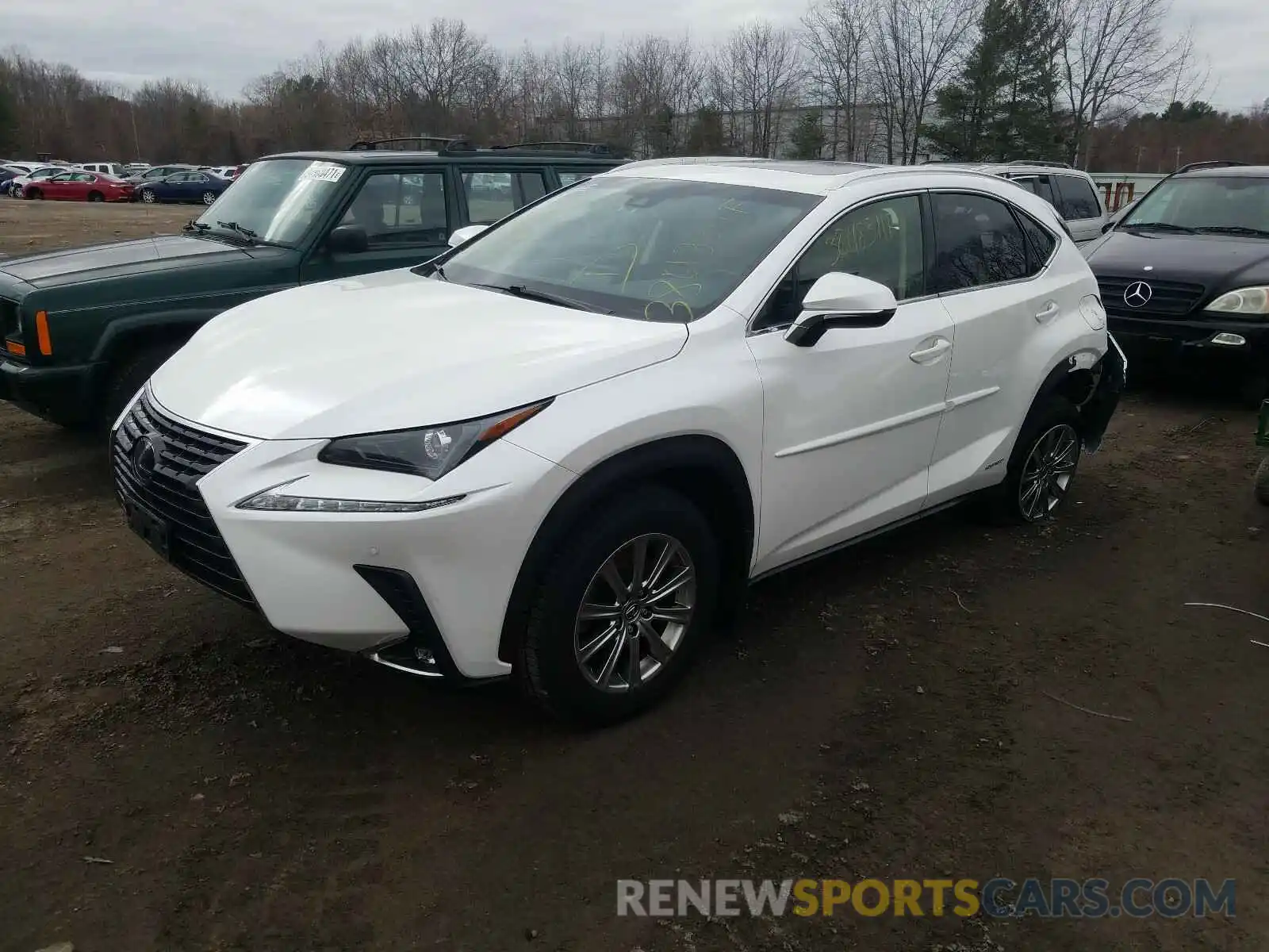 2 Photograph of a damaged car JTJBJRBZ3K2113497 LEXUS NX 2019