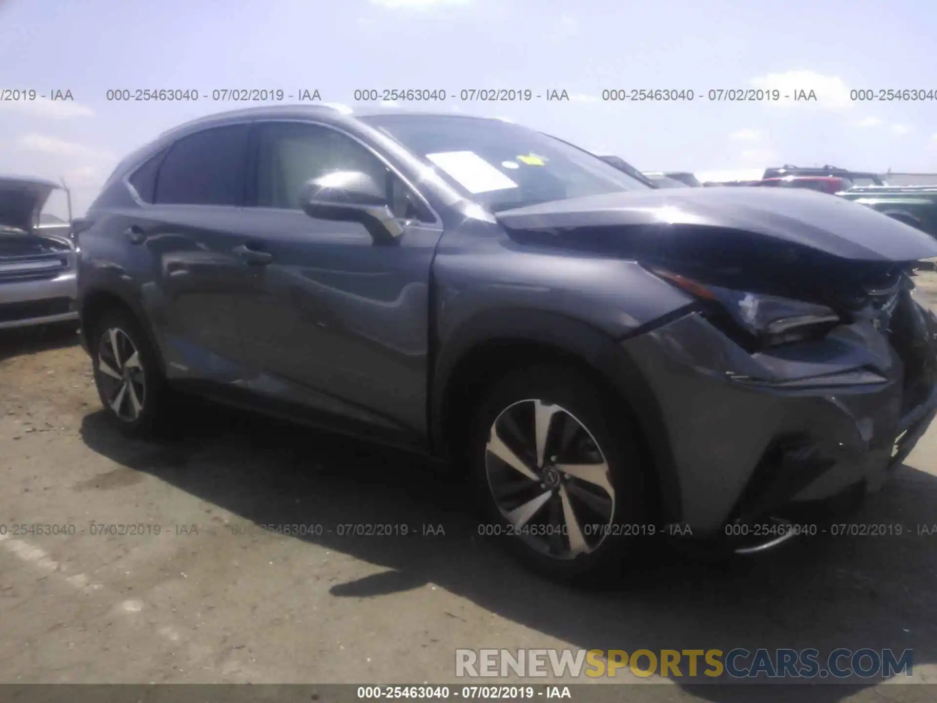 1 Photograph of a damaged car JTJBJRBZ3K2115945 LEXUS NX 2019