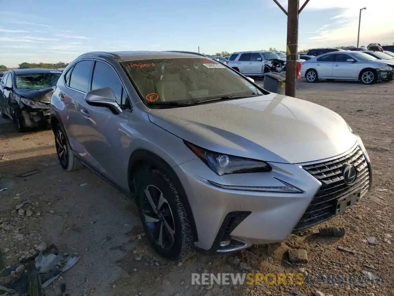 1 Photograph of a damaged car JTJBJRBZ3K2119803 LEXUS NX 2019