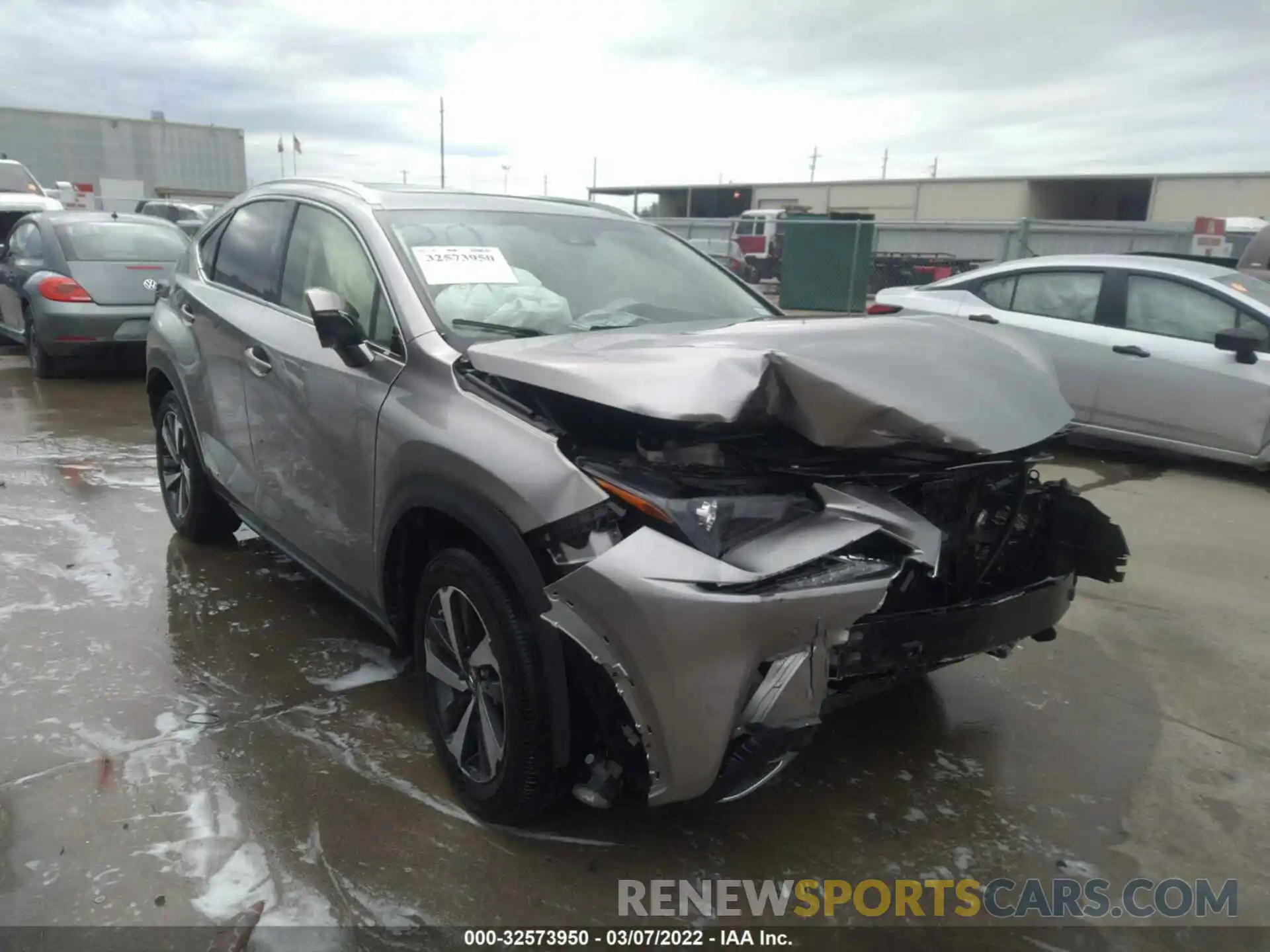 1 Photograph of a damaged car JTJBJRBZ3K2122653 LEXUS NX 2019