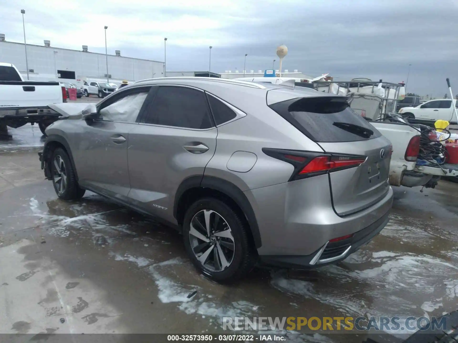 3 Фотография поврежденного автомобиля JTJBJRBZ3K2122653 LEXUS NX 2019