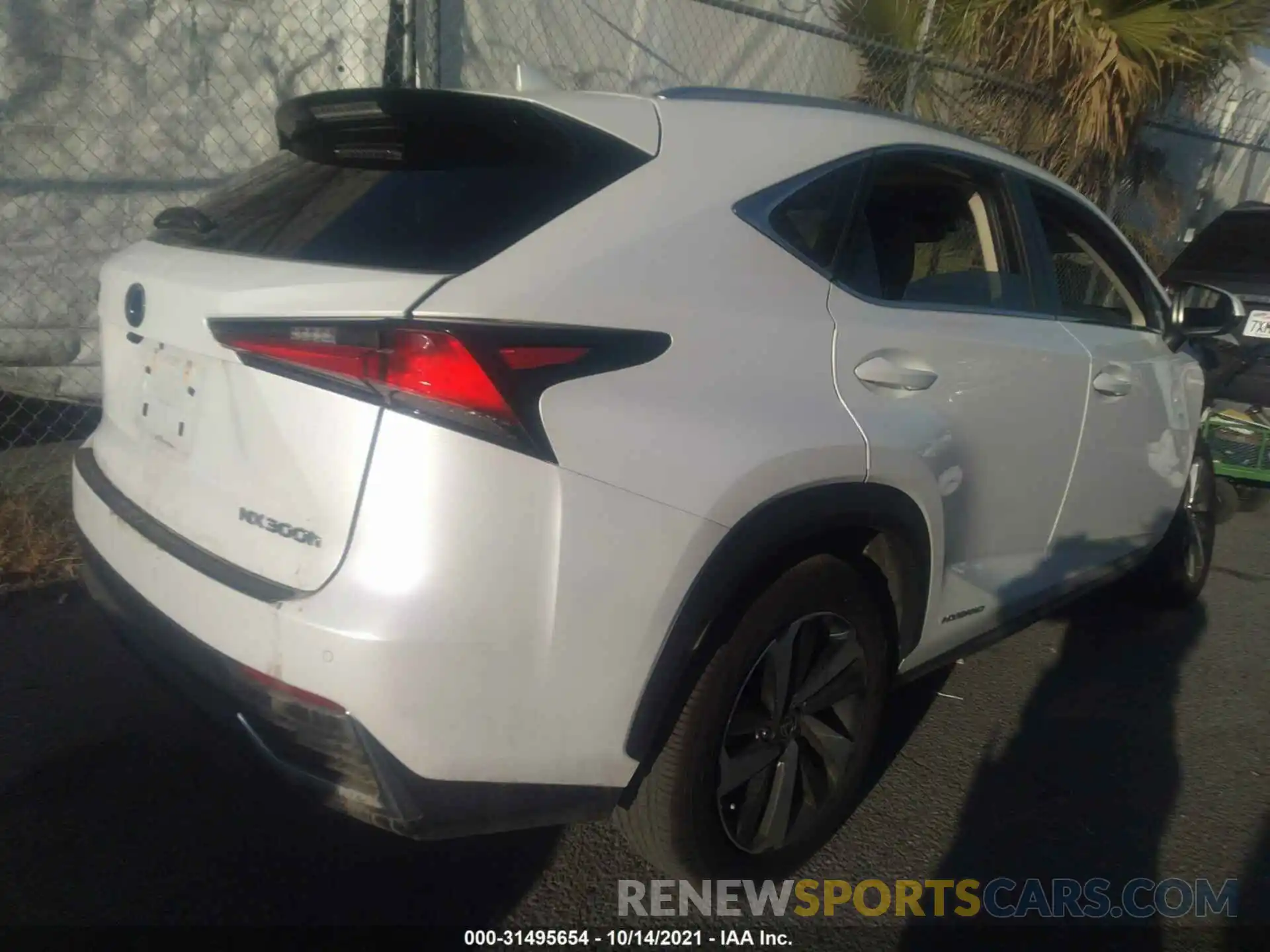 4 Photograph of a damaged car JTJBJRBZ3K2124984 LEXUS NX 2019