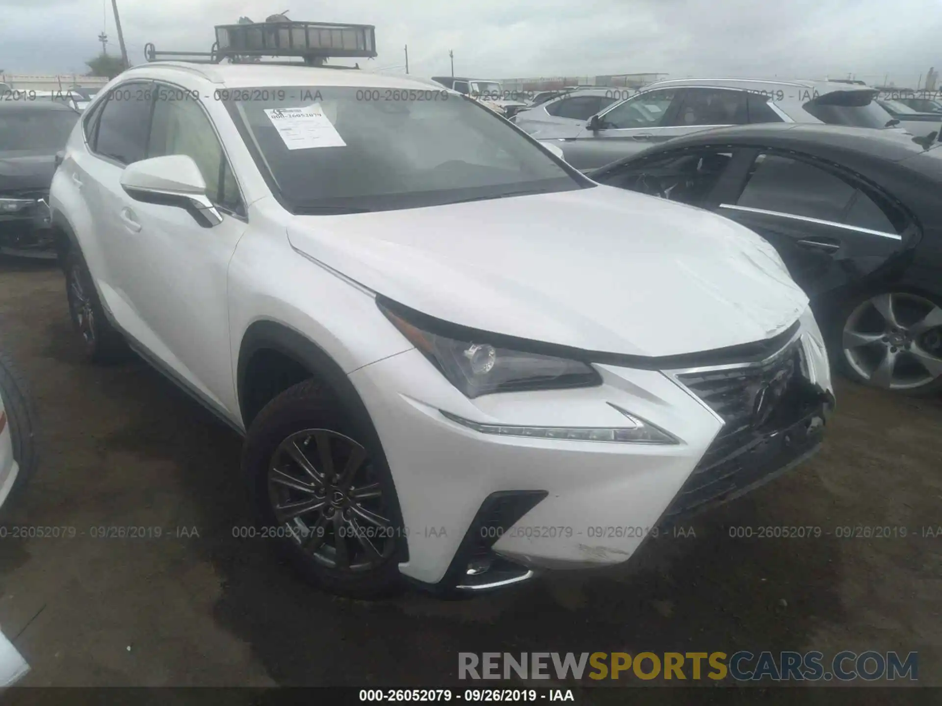 1 Photograph of a damaged car JTJBJRBZ4K2097598 LEXUS NX 2019